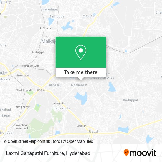 Laxmi Ganapathi Furniture map