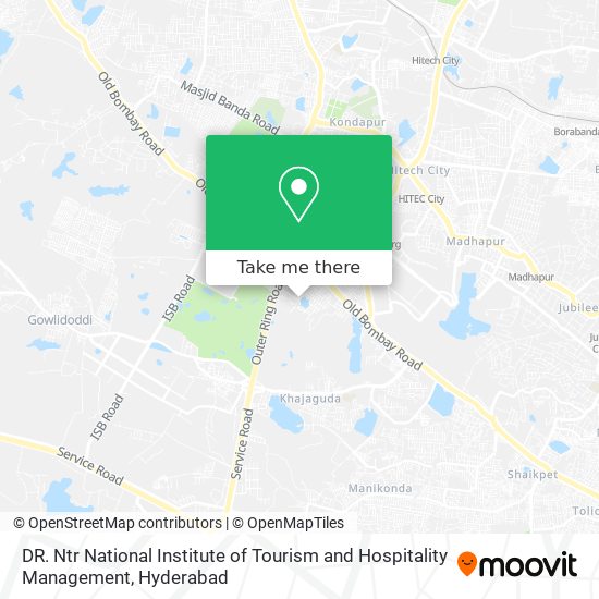 DR. Ntr National Institute of Tourism and Hospitality Management map