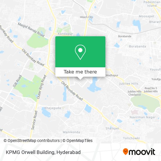 KPMG Orwell Building map