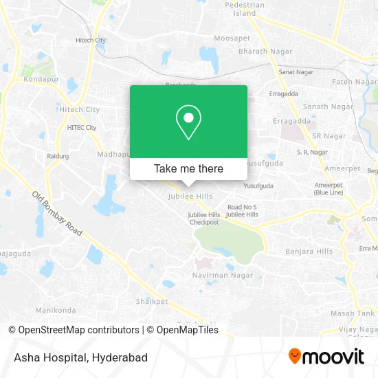 Asha Hospital map