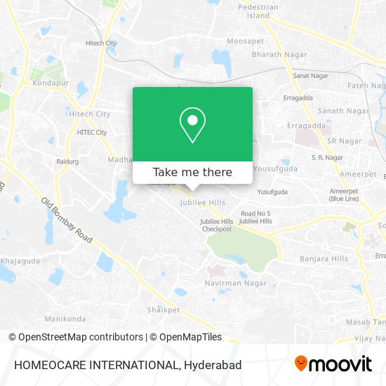 HOMEOCARE INTERNATIONAL map
