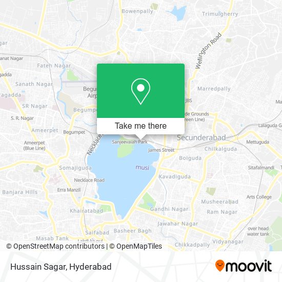 Hussain Sagar map