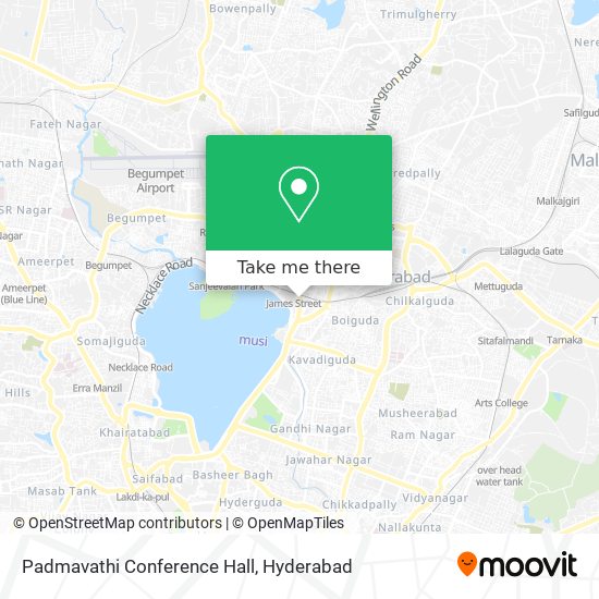 Padmavathi Conference Hall map