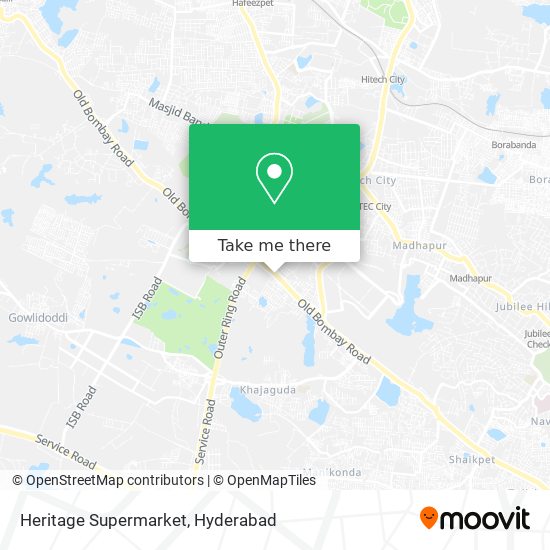 Heritage Supermarket map