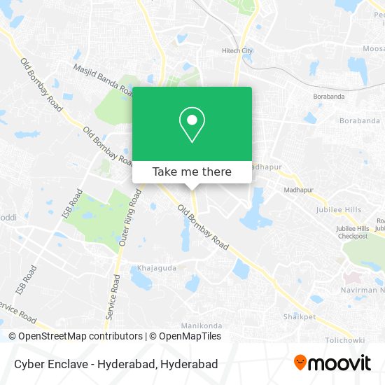 Cyber Enclave - Hyderabad map