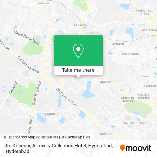 Itc Kohenur, A Luxury Collection Hotel, Hyderabad map