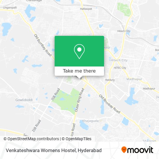 Venkateshwara Womens Hostel map