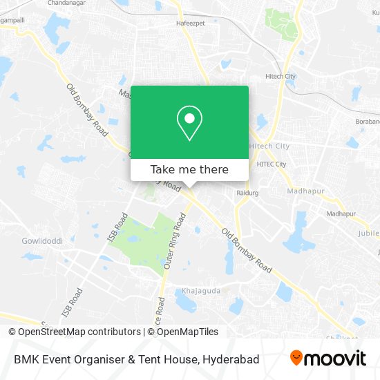 BMK Event Organiser & Tent House map