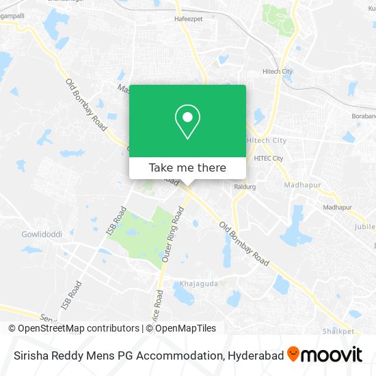 Sirisha Reddy Mens PG Accommodation map