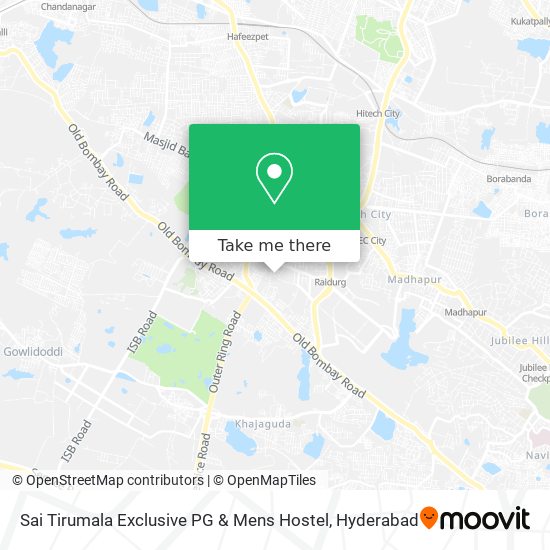 Sai Tirumala Exclusive PG & Mens Hostel map