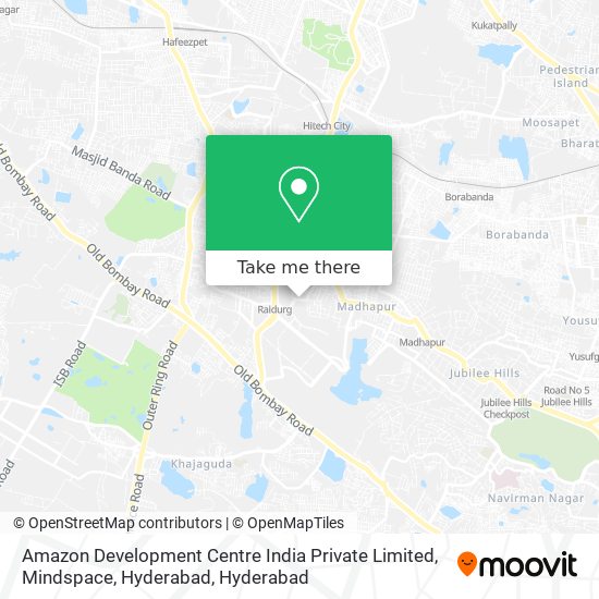 Amazon Development Centre India Private Limited, Mindspace, Hyderabad map