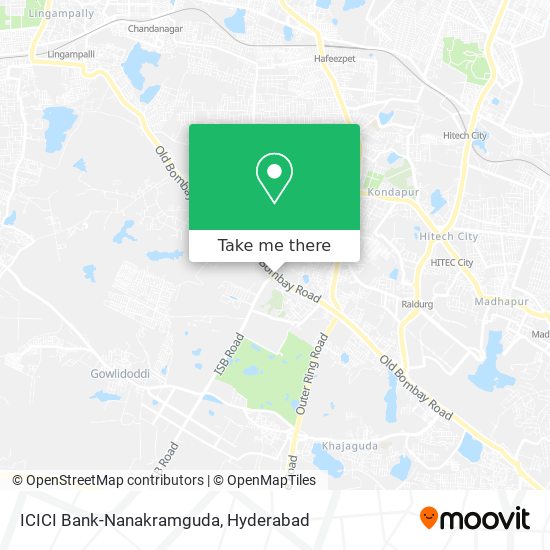 ICICI Bank-Nanakramguda map