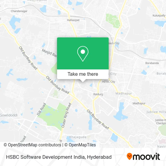 HSBC Software Development India map