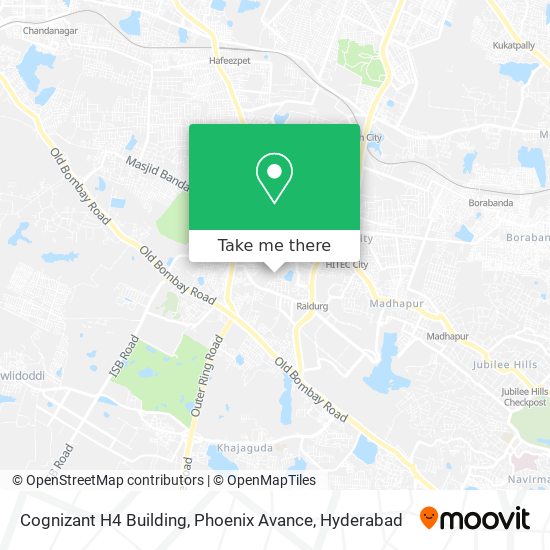 Cognizant H4 Building, Phoenix Avance map