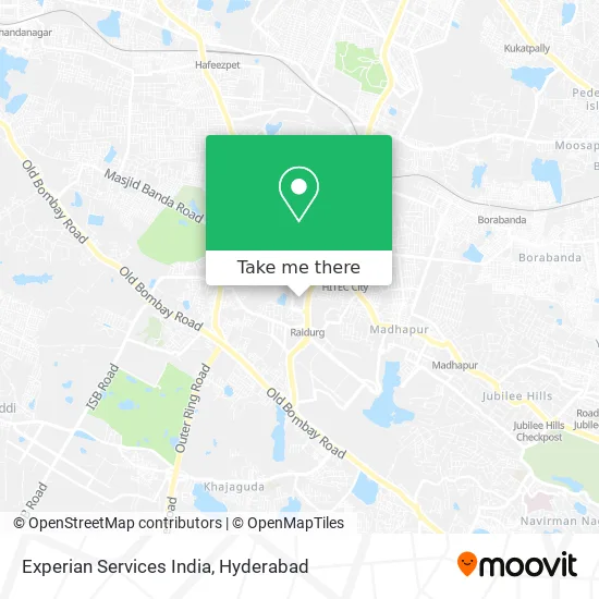 Experian Services India map