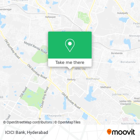 ICICI Bank map