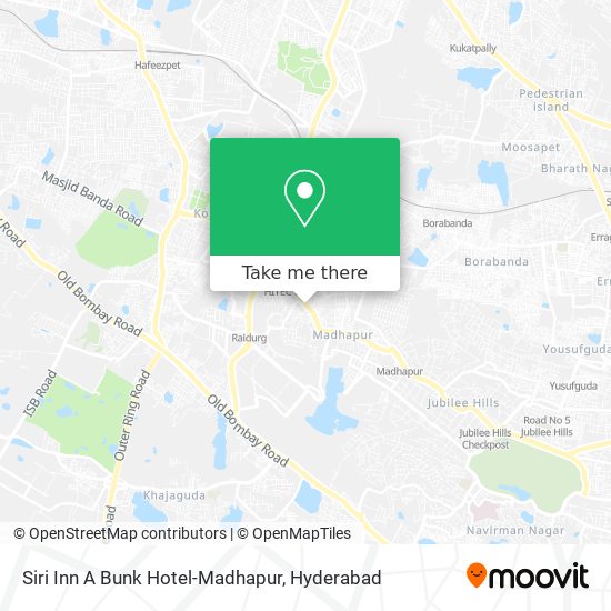 Siri Inn A Bunk Hotel-Madhapur map