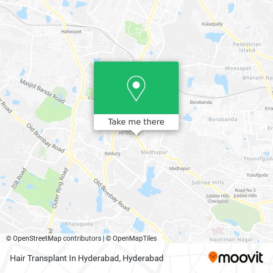 Hair Transplant In Hyderabad map