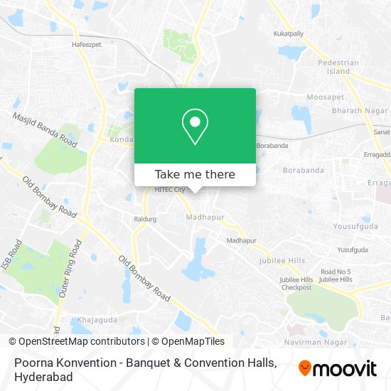 Poorna Konvention - Banquet & Convention Halls map