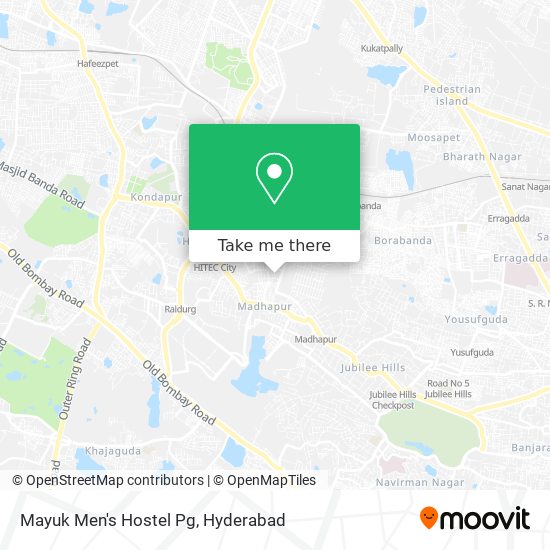 Mayuk Men's Hostel Pg map