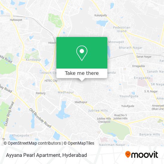 Ayyana Pearl Apartment map