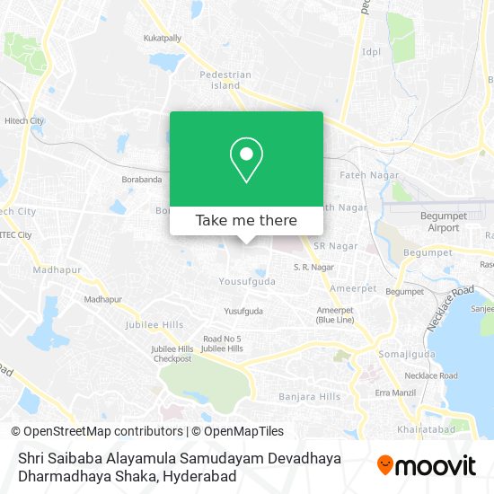 Shri Saibaba Alayamula Samudayam Devadhaya Dharmadhaya Shaka map