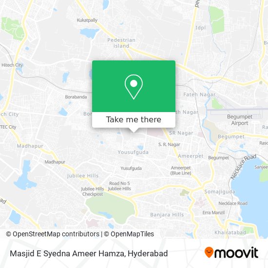 Masjid E Syedna Ameer Hamza map