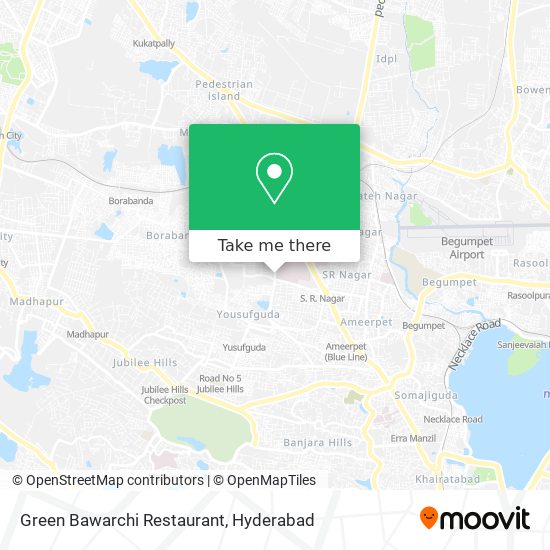 Green Bawarchi Restaurant map