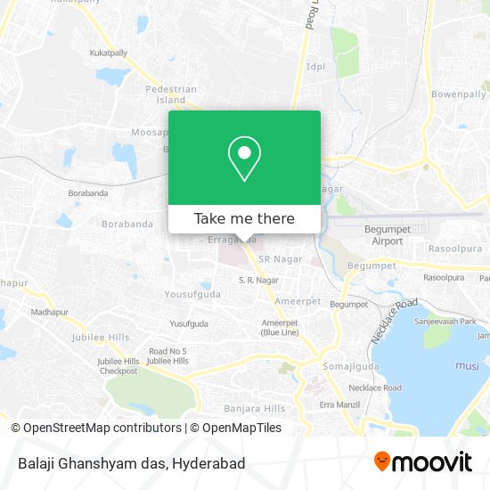 Balaji Ghanshyam das map