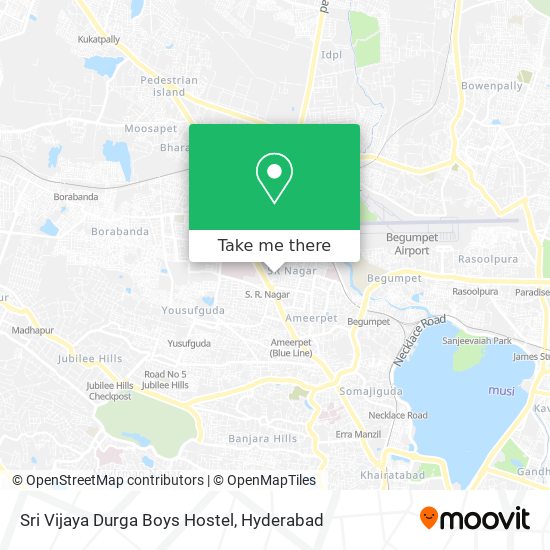 Sri Vijaya Durga Boys Hostel map