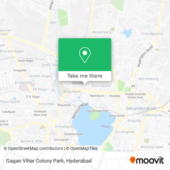 Gagan Vihar Colony Park map