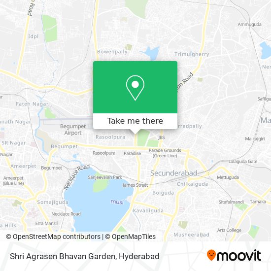 Shri Agrasen Bhavan Garden map