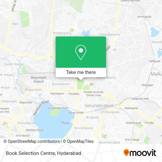 Book Selection Centre map