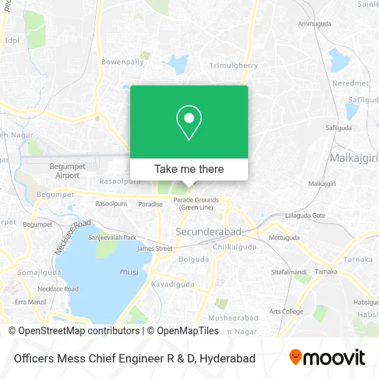 Officers Mess Chief Engineer R & D map