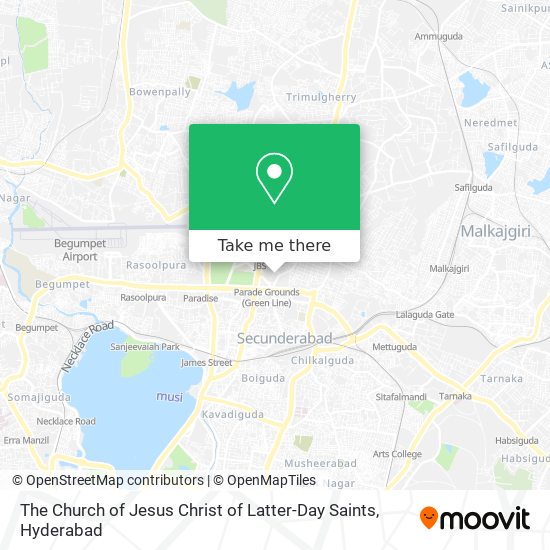 The Church of Jesus Christ of Latter-Day Saints map