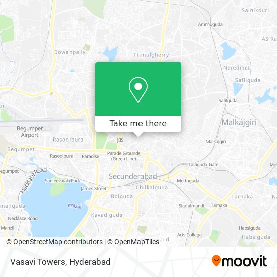 Vasavi Towers map