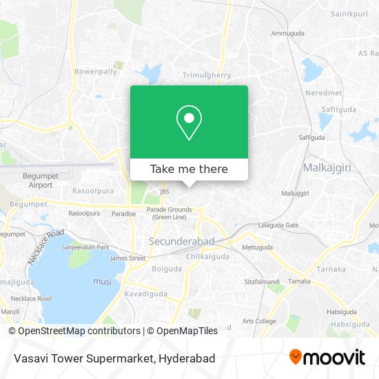 Vasavi Tower Supermarket map