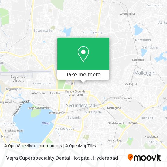 Vajra Superspeciality Dental Hospital map