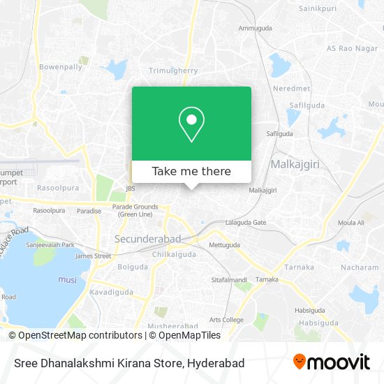 Sree Dhanalakshmi Kirana Store map