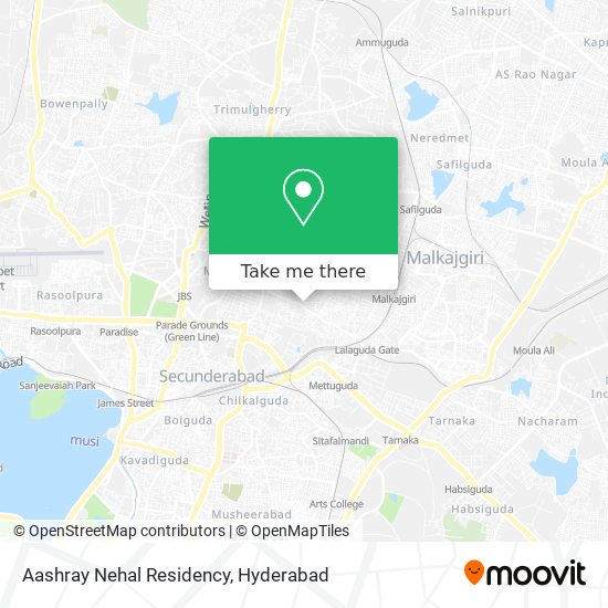 Aashray Nehal Residency map