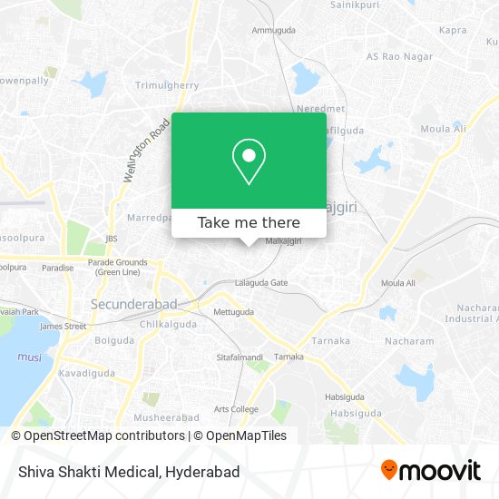 Shiva Shakti Medical map