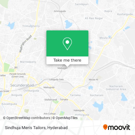 Sindhuja Men's Tailors map