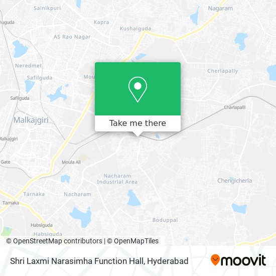 Shri Laxmi Narasimha Function Hall map