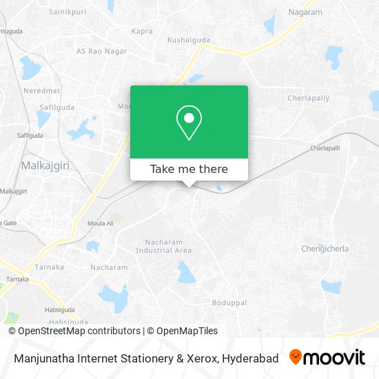Manjunatha Internet Stationery & Xerox map