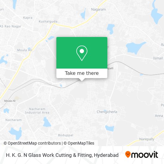 H. K. G. N Glass Work Cutting & Fitting map