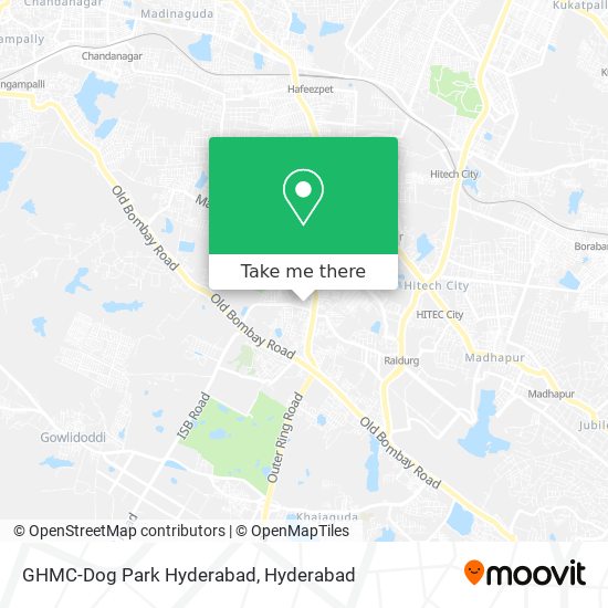 GHMC-Dog Park Hyderabad map