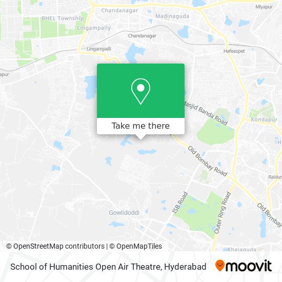 School of Humanities Open Air Theatre map