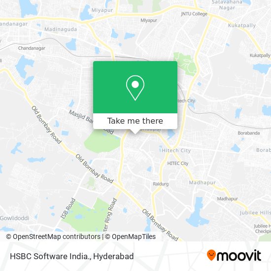 HSBC Software India. map