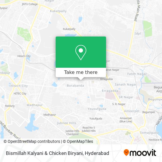 Bismillah Kalyani & Chicken Biryani map