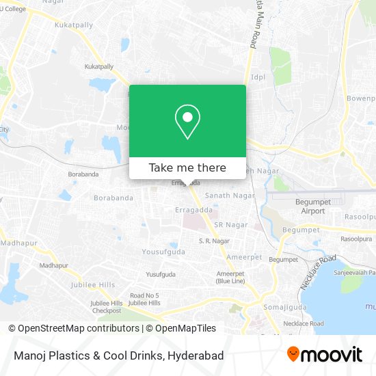 Manoj Plastics & Cool Drinks map